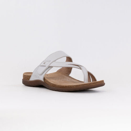 Taos Perfect Sandal White - side view