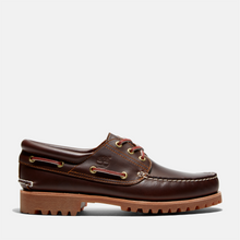 Timberland Men's 50009 Authentics 3-Eye Classic Lug Boat Shoe, Brown in Brown (Medium)