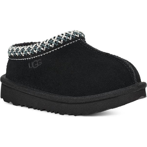 UGG Kids' Tasman II Slipper — Black, side view