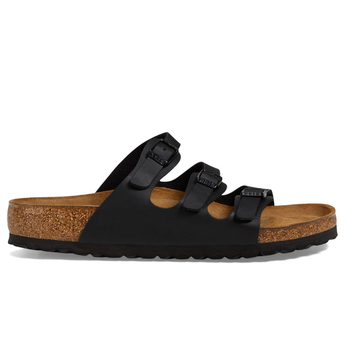 Birkenstock Florida Soft Footbed - Birko-Flor™ Black Birko-Flor™  Regular