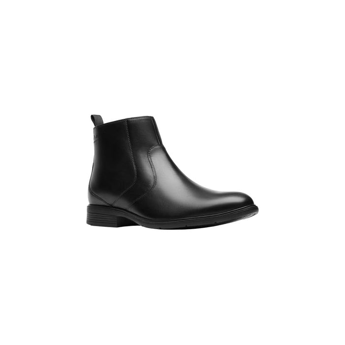 Clarks Men's Steadwell Zip Ankle Boot — Black