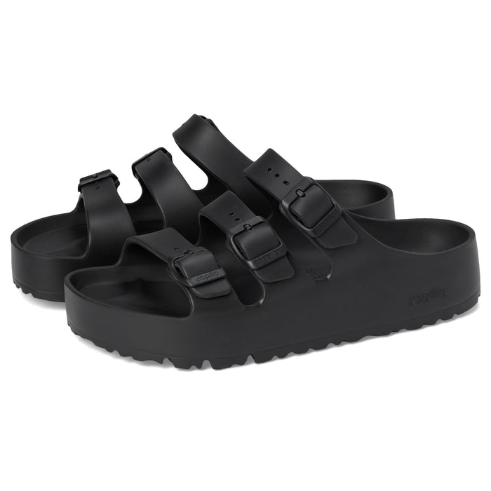 Birkenstock Women's Florida Platform EVA Sandal — Black (Narrow)