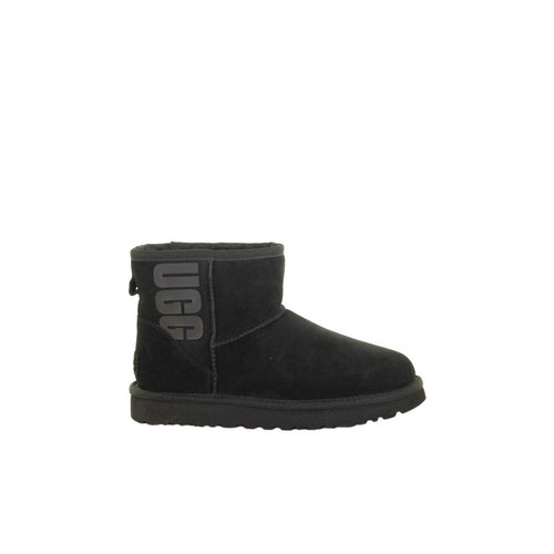 UGG Women's Classic Mini Rubber Logo Boot