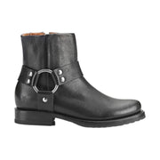Frye Veronica Shortie Tumbled Black women's boot — 3/4 view
