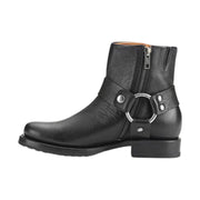 Frye Veronica Shortie Tumbled Black women's boot — side view