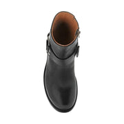 Frye Veronica Shortie Tumbled Black women's boot — detail view