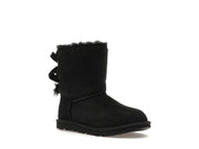 UGG Kids' Bailey Bow II Boot — Black, 3/4 view