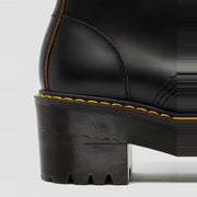 Dr. Martens Leona Women's Heeled Boot, block heel and yellow welt stitch detail