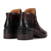 Pikolinos Malaga Women's Heeled Ankle Boot, Caoba, back view