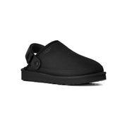 UGG Men's Goldencoast Clog II Nubuck in Black, angled view