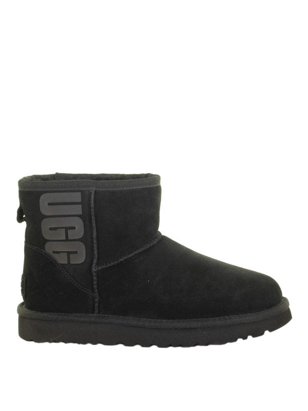 UGG Women's Classic Mini Rubber Logo Boot