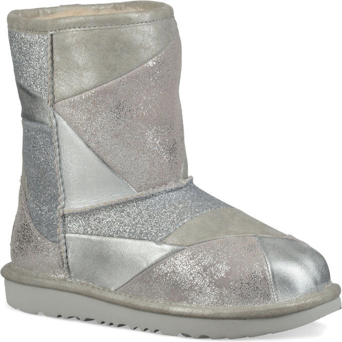 UGG Kids' Classic Short II Patchwork Boot