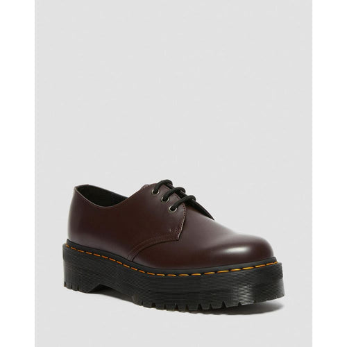 Dr. Martens Women's 1461 Quad Boot Burgundy — side view