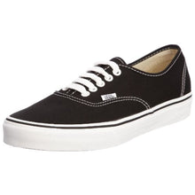 Vans Unisex Authentic Canvas Sneaker — Black in Black