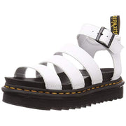 Dr. Martens Women's Blaire Hydro Sandal — White, side view