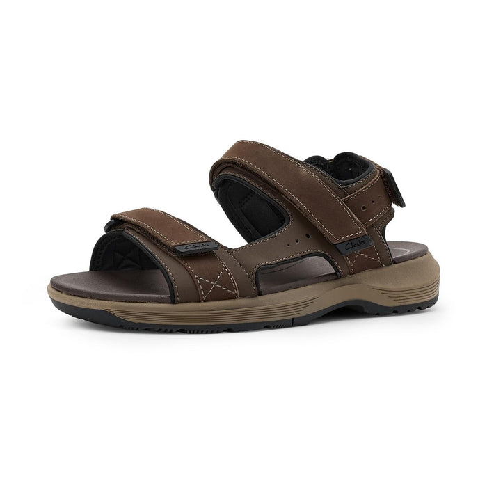 Clarks Men's Guideview Trek Sport Sandal — Beeswax Leather