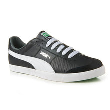Puma Men's Roma LP Sneaker in Black/dark shadow gray