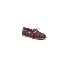 Sperry Women's A/O Boat Shoe in Wine/gld