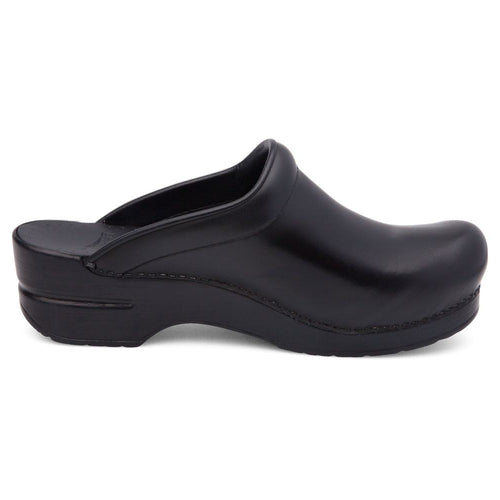 Dansko Sonja Clog Cabrio — side view, toe facing right