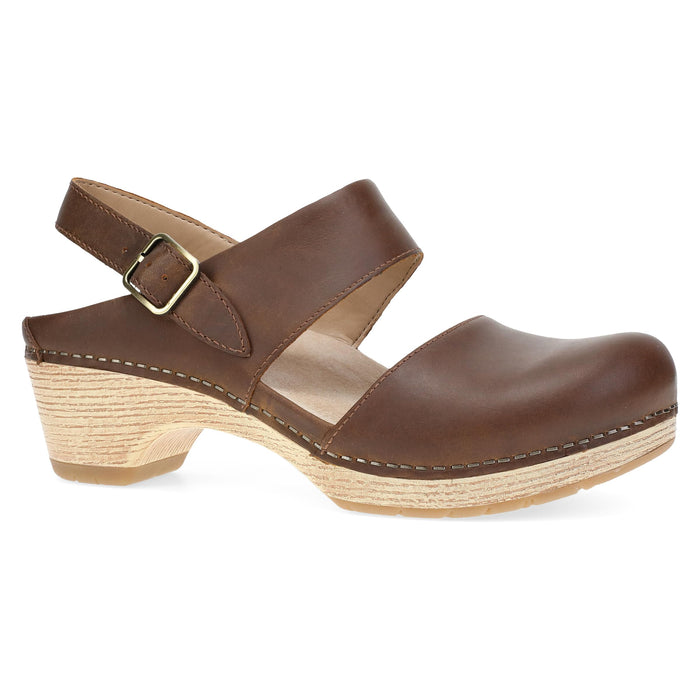 Dansko Women's Lucia Mary Jane Clog — Tan