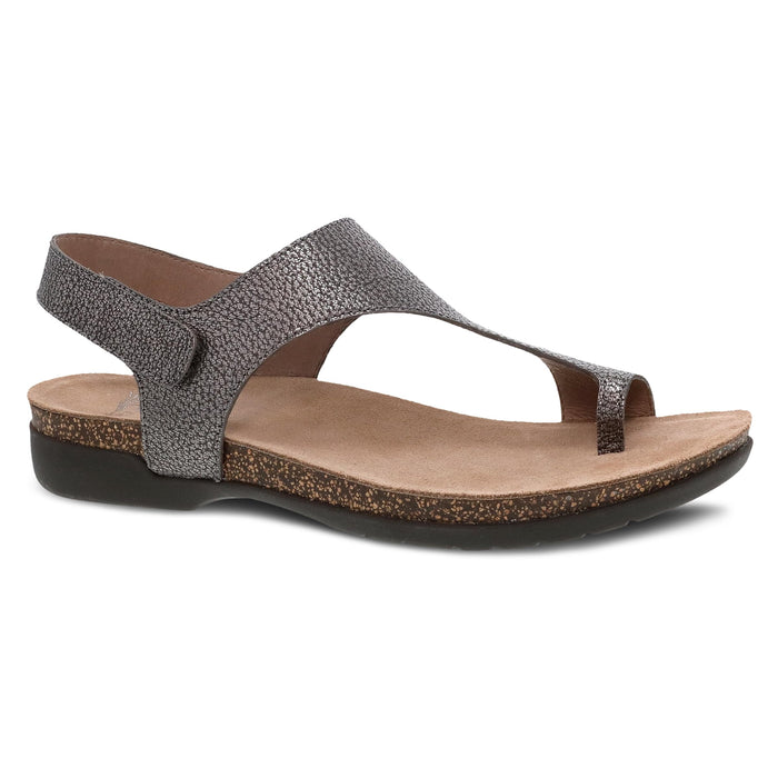 Dansko Reece Sandal for Women – Pewter Metallic