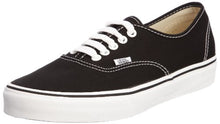 Vans Unisex Authentic Solid Canvas Skateboard Sneakers