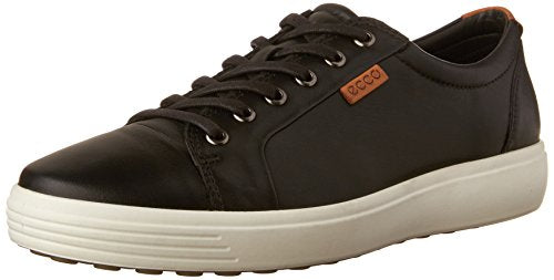 ECCO Men's Soft 7 Sneaker, Titanium Oil Nubuck, 42 M EU (8-8.5 US)