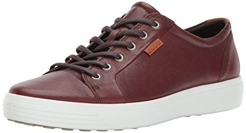 ECCO Men's Soft 7 Sneaker, Titanium Oil Nubuck, 42 M EU (8-8.5 US)