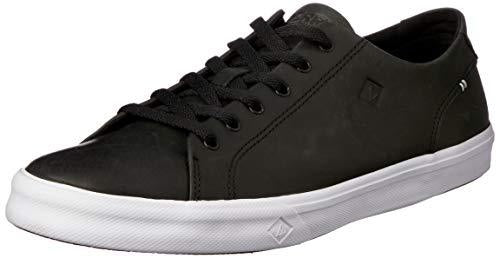 Sperry Men's Striper II LTT Leather Sneaker, Black