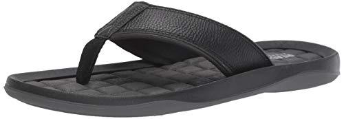 Kenneth Cole REACTION Men's Four Sandal C Sandal, Black, 8 M US