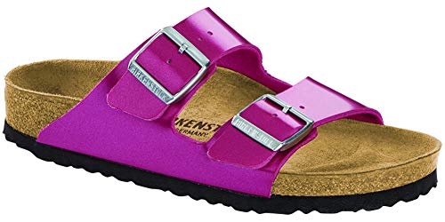 Birkenstock Arizona Women | Electric Metallic Magenta (1012968) Narrow