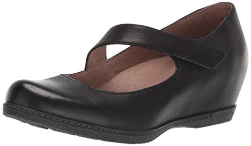 Dansko Women's Lanie Shoe, Black Burnished Nubuck