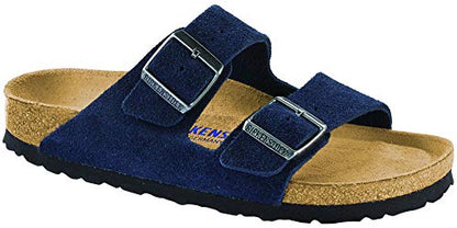Birkenstock Women's Arizona SFB Soft Footbed Sandal Night Suede Narrow