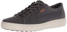 ECCO Men's Soft 7 Sneaker, Titanium Oil Nubuck, 42 M EU (8-8.5 US)