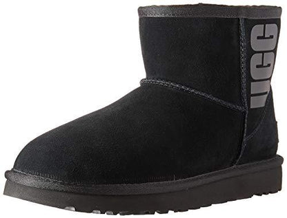 UGG Women's Classic Mini Rubber Logo Fashion Boot