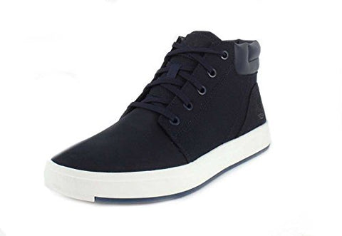 Timberland Mens Davis Square Plain Toe Chukka Navy Nubuck