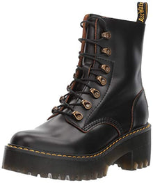 Dr. Martens Men's 1460 Combat Boot, Black Nappa Leather