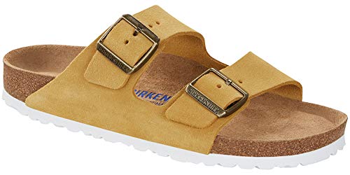 Birkenstock Women's Arizona SFB Ochre Suede N
