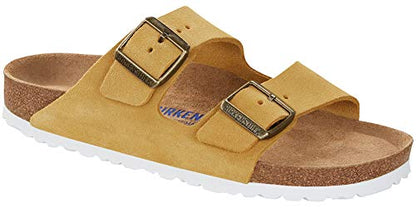 Birkenstock Women's Arizona SFB Ochre Suede N