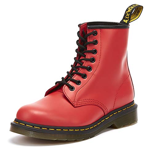 Dr. Martens 1460 Smooth Color Pop Boots (Satchel Red)