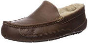 UGG Men's Ascot Leather Slipper — Tan, side view