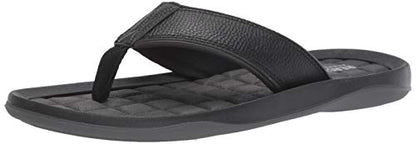 Kenneth Cole REACTION Men's Four Sandal C Sandal, Black, 8 M US