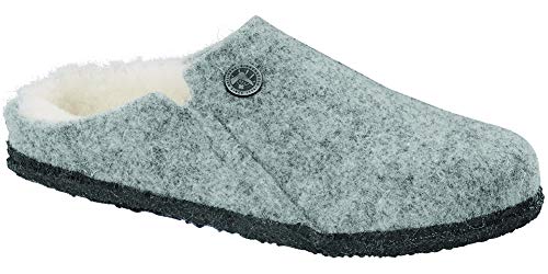 Birkenstock Women's Zermatt Casual Shoes Light Grey Wool (Narrow)