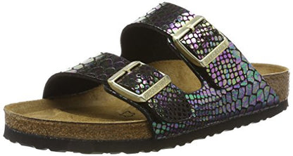 Birkenstock Women's Arizona  Birko-Flo Black Birko-flor Sandals Narrow