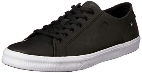 Sperry Men's Striper II LTT Leather Sneaker, Black