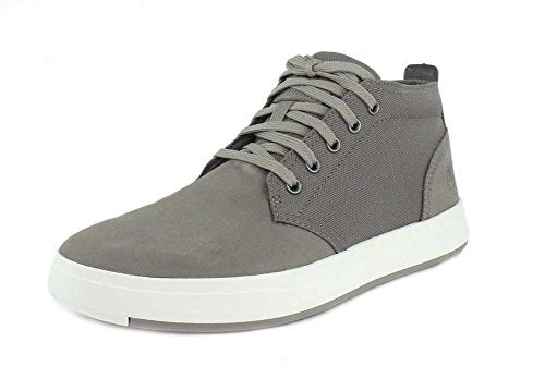 Timberland Men's Davis Square Fabric/Leather Chukka Boot — Medium Grey