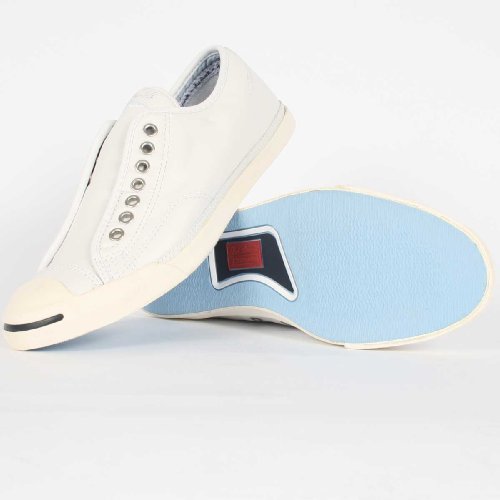 Converse Mens Jack Purcell LP Lea Slip White/Egret Fashion Athletics shoe