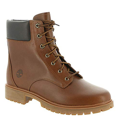 Timberland Women's Jayne 6 Waterproof Boot Medium Brown Full Grain