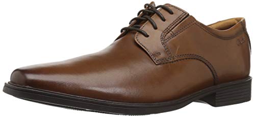 Clarks Men's Tilden Plain Oxford, Dark Tan