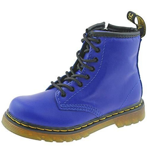 Dr. Martens Kid's Collection Unisex 1460 Delaney Boot (Little Kid/Big Kid) Blue Romario